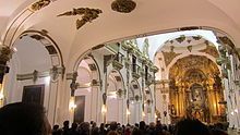 Horarios de celebraciones de Semana Santa en la Iglesia Universitaria de la Merced.