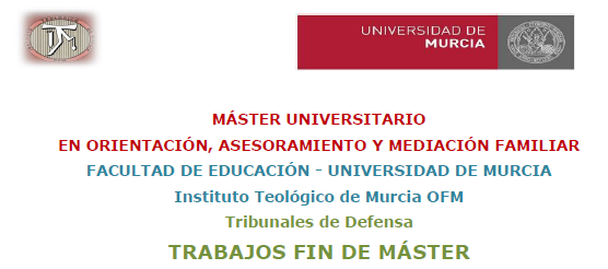 Defensa de TFM en Master de Orientación