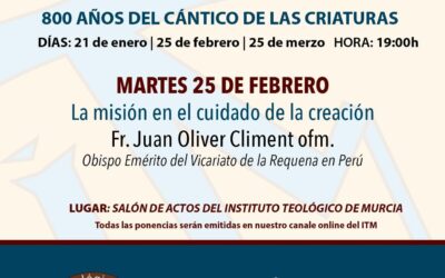 XXXVII Jornadas de Teología: 800 años del Cántico de las criaturas