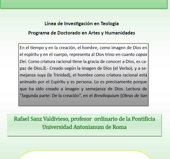 SEMINARIO DE RAFAEL SANZ VALDIVIESO